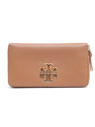 Carteira Tory Burch Britten Zip Wallet
