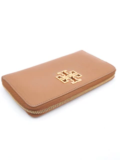 Carteira Tory Burch Britten Zip Wallet na internet