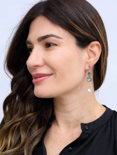 Brincos Swarovski Rosette Dark - comprar online