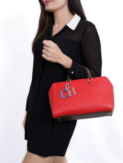 Bolsa Carolina Herrera Vermelha na internet