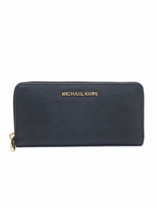 Carteira Jet Set Travel Média De Couro Preta