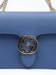 Bolsa Gucci Interlocking Azul na internet