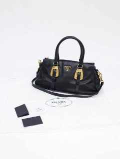 Bolsa Prada Tessuto Trimmed Satchel - Paris Brechó