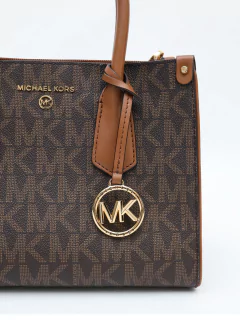 Bolsa Michael Kors JetSet Monograma Ebano