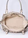 Gucci Beige/White GG Canvas Sukey Top Handle - loja online