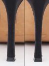 Imagem do Sapato Manolo Blahnik Cetim Preto c/ Pedras - 35 BRA