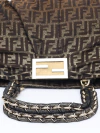 Fendi Brown/Metallic Zucca Mia Tote - Paris Brechó