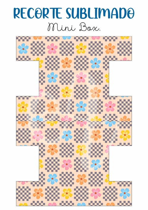 Recorte Sublimado - Mini Box 26