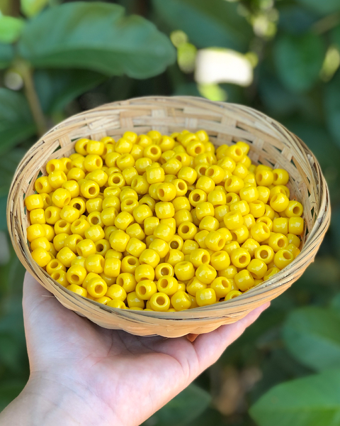 50 miçangas - Amarelo