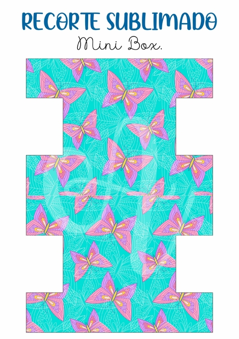 Recorte Sublimado - Mini Box 39