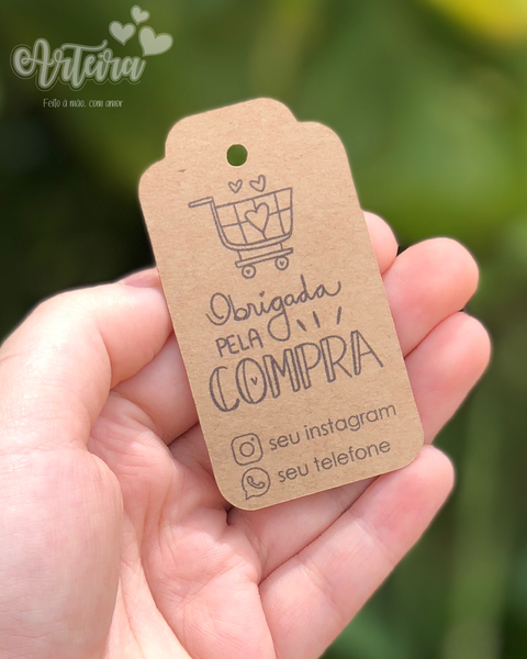 Tag “Obrigada pela compra” - Cliente Especial