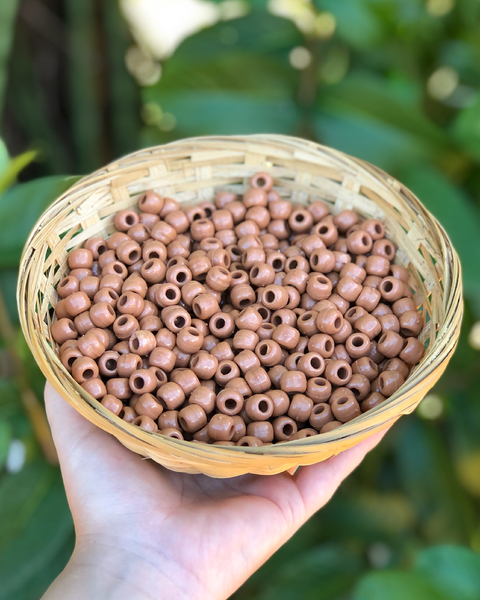 50 miçangas - Café com Leite