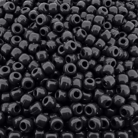 50 miçangas - Preto