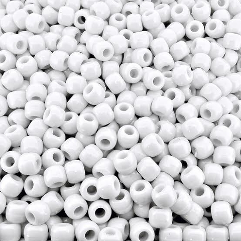 50 miçangas - Branca