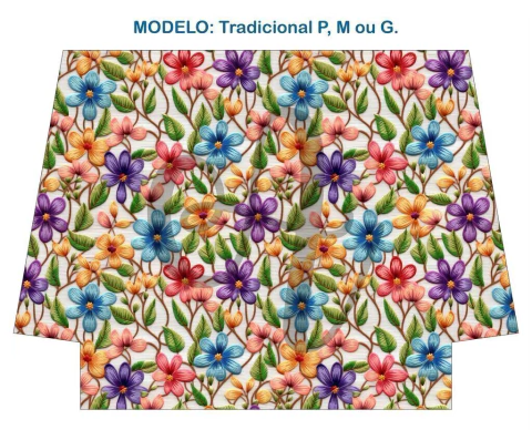 Recorte Sublimado P, M ou G - Bordado 3D 04 - comprar online