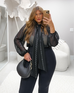 CAMISA GLAM GOLA LAÇO + TOP ALÇA 250328 - comprar online