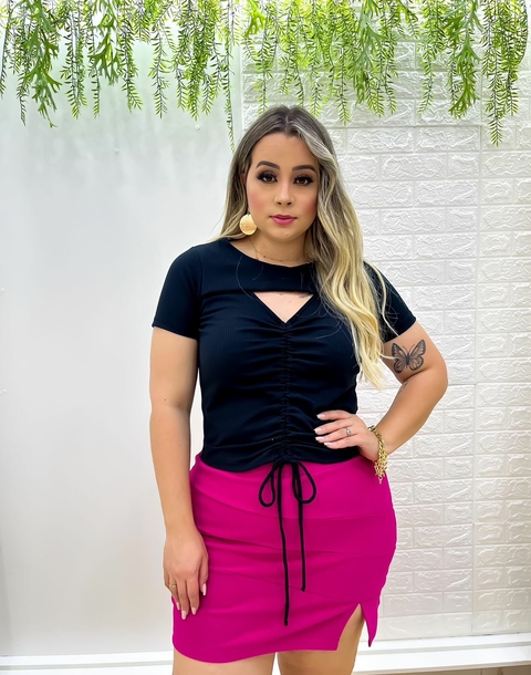 BLUSA CANELADA MC 613