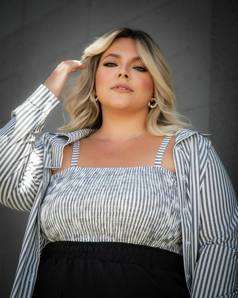 CAMISA COM TOP TRICOLINE 240208 - comprar online