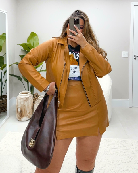 SHORTS SAIA CORINO CARAMELO 240224 na internet