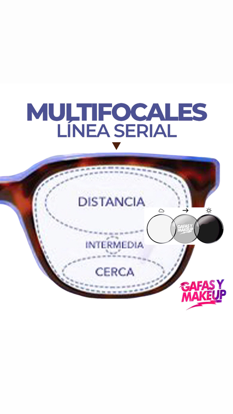 Cristales Multifocales Serial fotocromatico + Antirreflex
