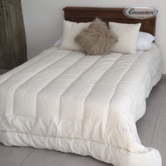 Acolchado Rustico Crudo Sara Queen - Ensueños Hogar