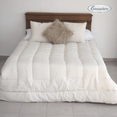 Acolchado Rustico Crudo Sara Queen