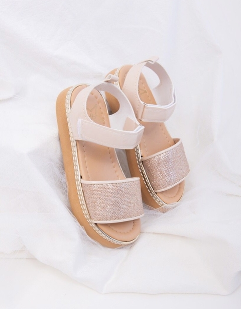 Mini Sandalias Uma Rosa