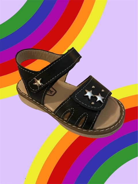 Mini Sandalias Aurora Negro