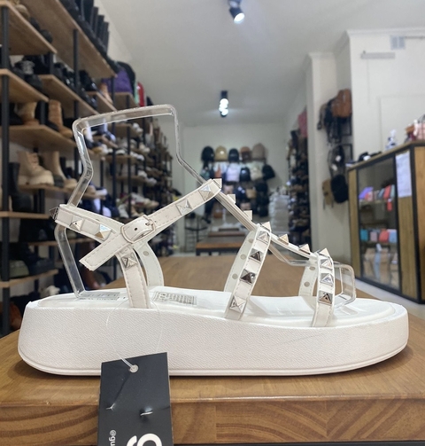 Sandalias Gummi Orquidea Blancas