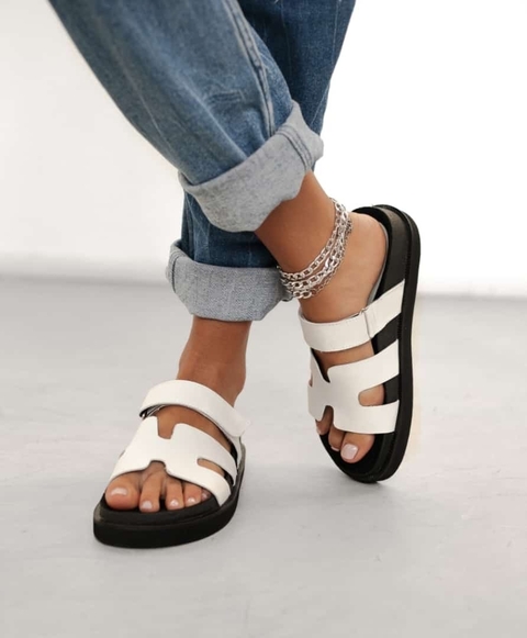 Sandalias Hermes Blancas