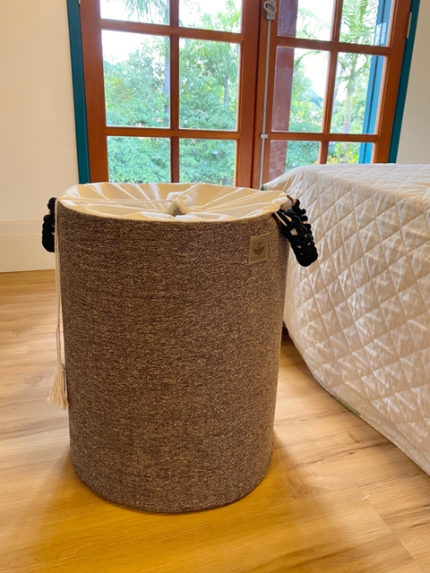 Cesto Organizador G Marrom Mesclado Suindara