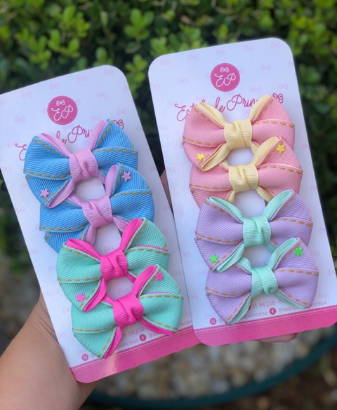 Laço Catarina colors Jeans