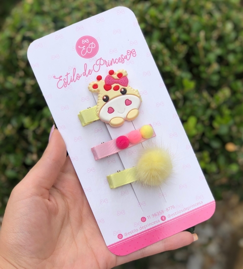 Hair Clip Girafa