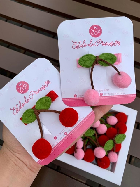 Clips Cerejinha ( Unidade )