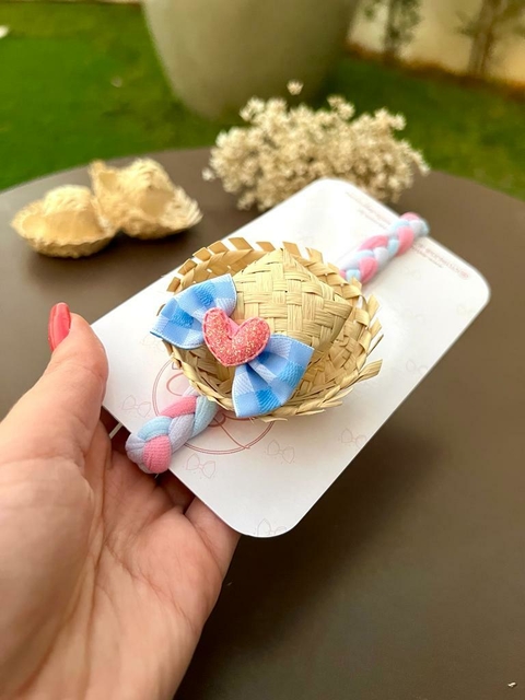 Faixa trançada com Chapeuzinho junino