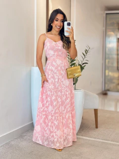 1111 - Vestido Musseline | Acompanha Cinto na internet