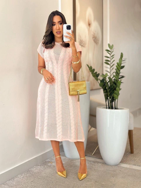 1010 - Vestido tricô - comprar online