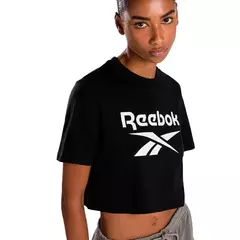 REEBOK REMERA RI BL CROP TEE NEGRO MUJER en internet