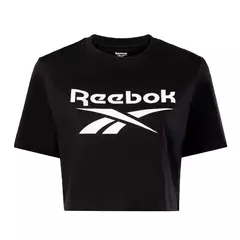 REEBOK REMERA RI BL CROP TEE NEGRO MUJER - comprar online