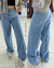 Calça Jeans Wide Leg básica - Lavagem clara na internet