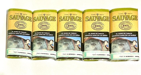 Sauvage 30g - Pack x5 - Tabaco sin aditivos - comprar online