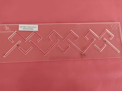 Régua Quilting Coração
