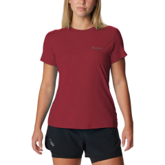 CAMISETA FEMININA MANGA CURTA DRY FPS 50 NEBLINA BORDO 320426684 COLUMBIA