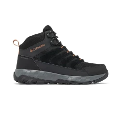 BOTA MASCULINA IMPERMEÁVEL WATERPROF STRATA TRAIL MID WP PRETO YM8651-010 COLUMBIA - Terratop Aventura
