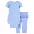 Conjunto 04 peças Carter's - Azul/Lilás - importadosbyraquel