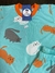 Pijama malha gato turquesa 1337 na internet