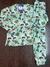 Pijama suede longo Toy Story verde 1584