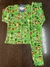 Pijama suede longo Minecraft verde 1591