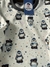 Pijama moletom pluma flanelado pinguim com cinza 1600 - comprar online