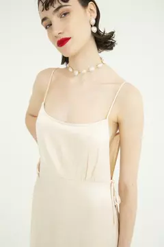 VESTIDO MIRACH BEIGE (LAS PEPAS) - The Market